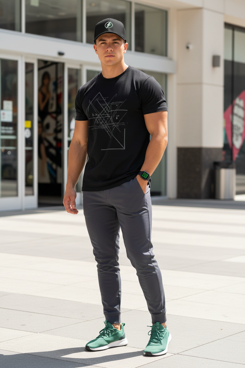 Whiz Cap | Green in Black