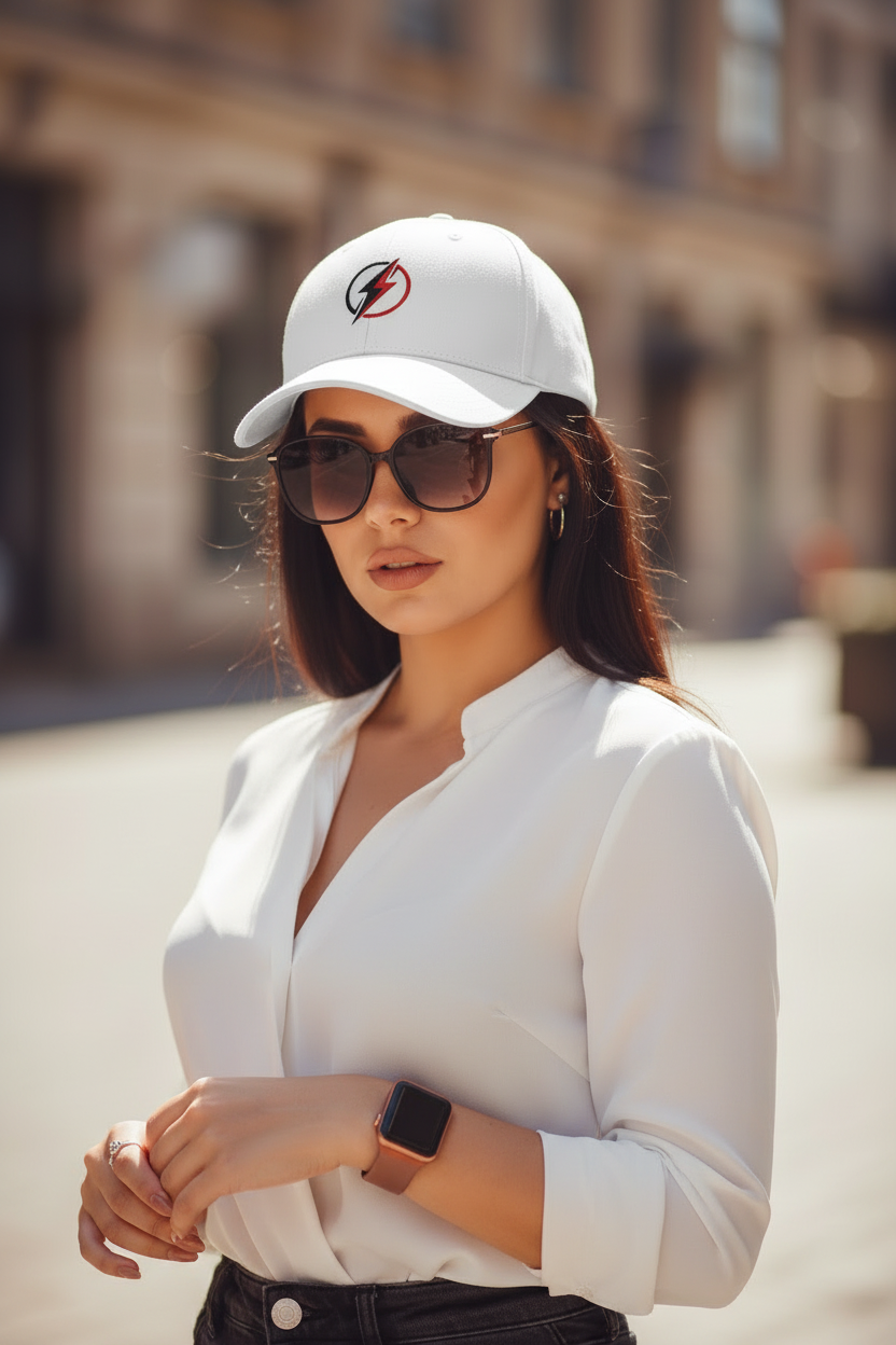 Whiz Cap | Red in White