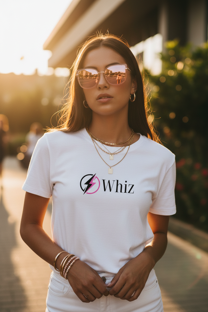 Whiz | Pink in White