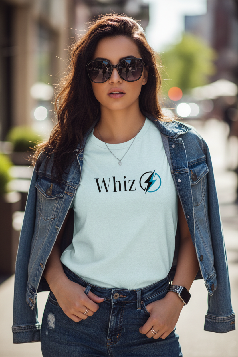 Whiz Tee | Blue in Blue